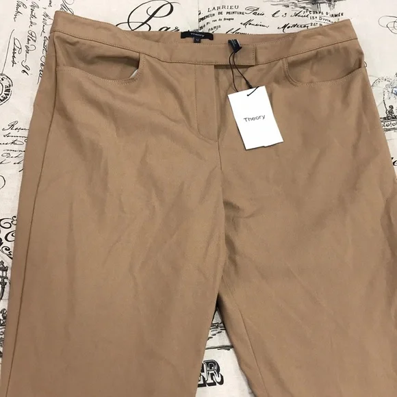 Theory Cropped Tailored Trousers - Picture 6 of 9